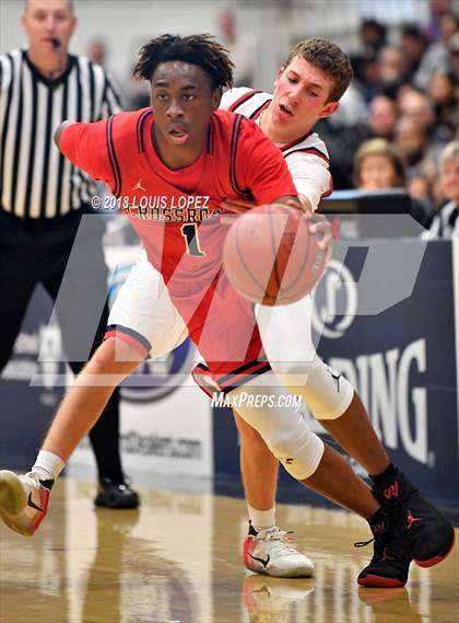 Thumbnail 1 in Brentwood School vs. Crossroads (CIF SS DIV 2AA Final) photogallery.