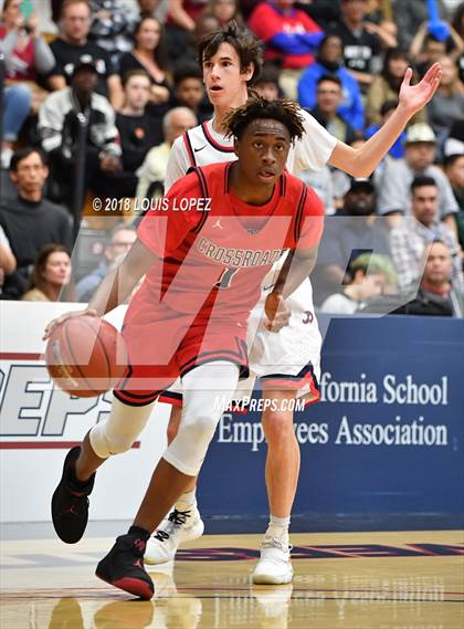 Thumbnail 2 in Brentwood School vs. Crossroads (CIF SS DIV 2AA Final) photogallery.
