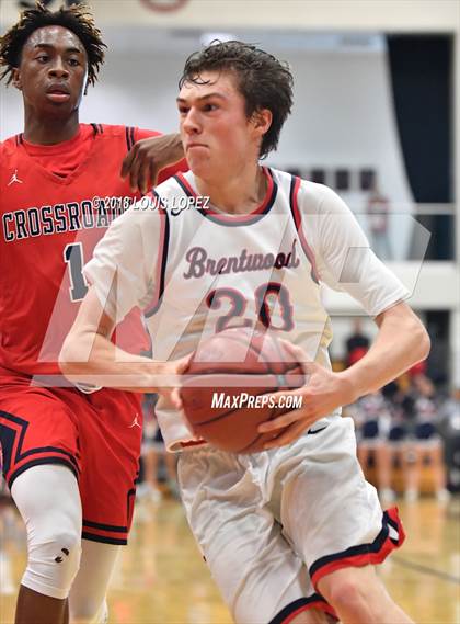 Thumbnail 2 in Brentwood School vs. Crossroads (CIF SS DIV 2AA Final) photogallery.