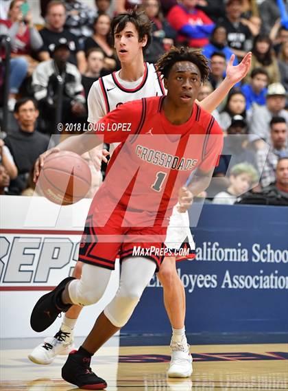 Thumbnail 3 in Brentwood School vs. Crossroads (CIF SS DIV 2AA Final) photogallery.