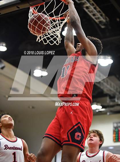 Thumbnail 1 in Brentwood School vs. Crossroads (CIF SS DIV 2AA Final) photogallery.