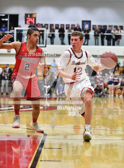 Thumbnail 2 in Brentwood School vs. Crossroads (CIF SS DIV 2AA Final) photogallery.