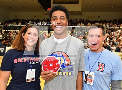 Thumbnail 2 in Brentwood School vs. Crossroads (CIF SS DIV 2AA Final) photogallery.