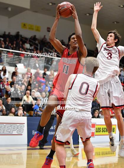 Thumbnail 1 in Brentwood School vs. Crossroads (CIF SS DIV 2AA Final) photogallery.