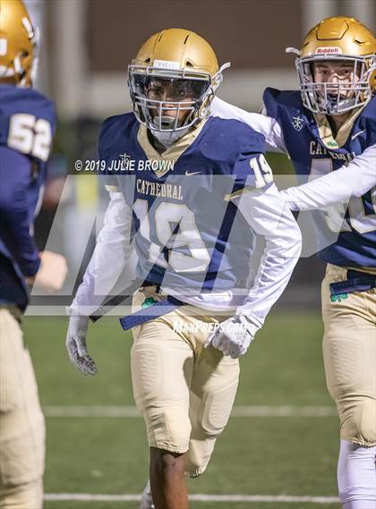 Thumbnail 3 in Terre Haute South Vigo vs Cathedral (IHSAA 5A Round 2 Playoff) photogallery.