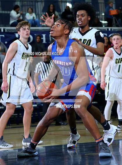 Thumbnail 3 in Washington Prep vs. Capistrano Valley (Bosco Dream Showcase) photogallery.