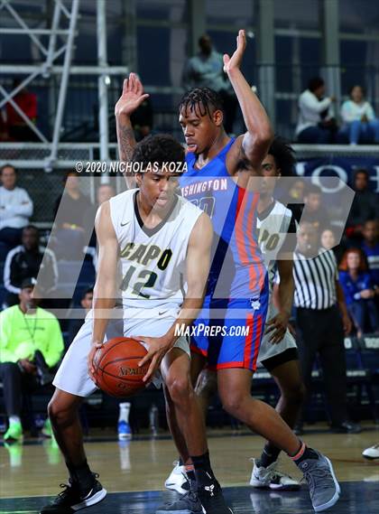 Thumbnail 2 in Washington Prep vs. Capistrano Valley (Bosco Dream Showcase) photogallery.