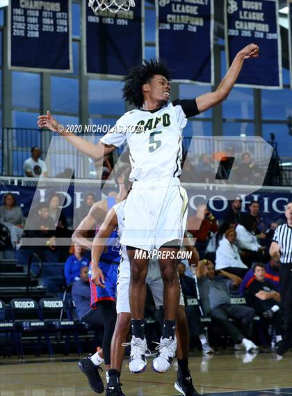 Thumbnail 3 in Washington Prep vs. Capistrano Valley (Bosco Dream Showcase) photogallery.