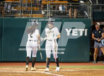 Thumbnail 3 in Liberty vs. Canton (UIL 4A Softball Semifinal) photogallery.