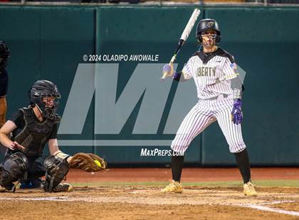 Thumbnail 1 in Liberty vs. Canton (UIL 4A Softball Semifinal) photogallery.
