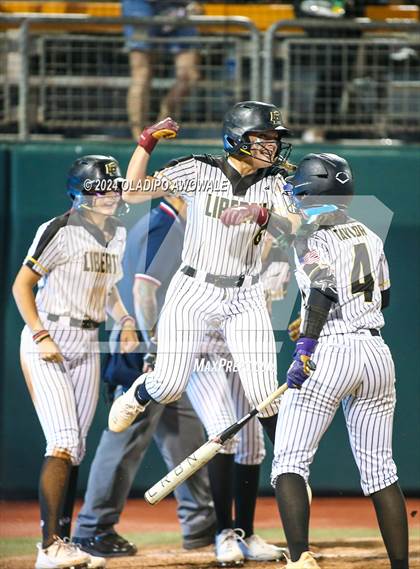 Thumbnail 3 in Liberty vs. Canton (UIL 4A Softball Semifinal) photogallery.