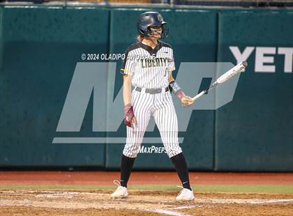 Thumbnail 2 in Liberty vs. Canton (UIL 4A Softball Semifinal) photogallery.