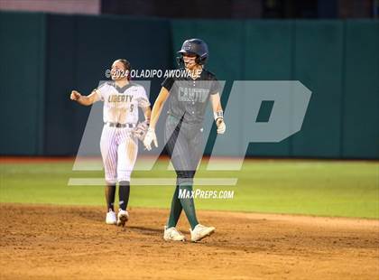Thumbnail 1 in Liberty vs. Canton (UIL 4A Softball Semifinal) photogallery.