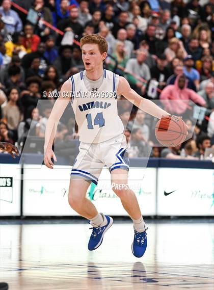 Thumbnail 3 in Patrick School vs Wildwood Catholic (Metro Classic) photogallery.