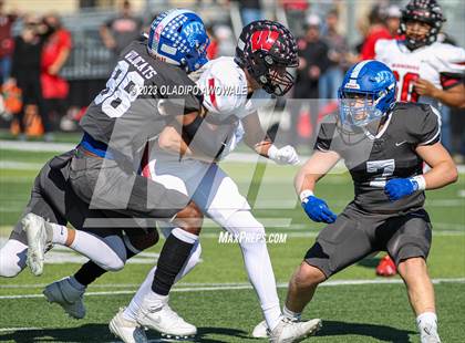 Thumbnail 2 in Whitney vs. Winnsboro (UIL Football 3A Division I Region II Regional Playoff) photogallery.