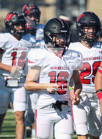 Thumbnail 1 in Whitney vs. Winnsboro (UIL Football 3A Division I Region II Regional Playoff) photogallery.