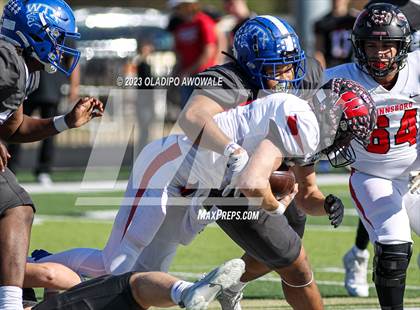 Thumbnail 3 in Whitney vs. Winnsboro (UIL Football 3A Division I Region II Regional Playoff) photogallery.