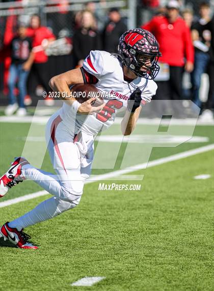 Thumbnail 3 in Whitney vs. Winnsboro (UIL Football 3A Division I Region II Regional Playoff) photogallery.