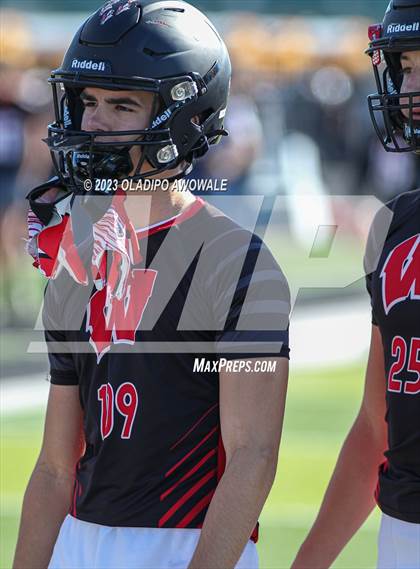 Thumbnail 3 in Whitney vs. Winnsboro (UIL Football 3A Division I Region II Regional Playoff) photogallery.