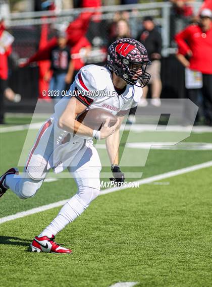 Thumbnail 2 in Whitney vs. Winnsboro (UIL Football 3A Division I Region II Regional Playoff) photogallery.