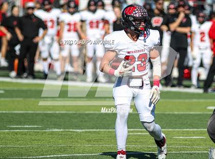 Thumbnail 3 in Whitney vs. Winnsboro (UIL Football 3A Division I Region II Regional Playoff) photogallery.