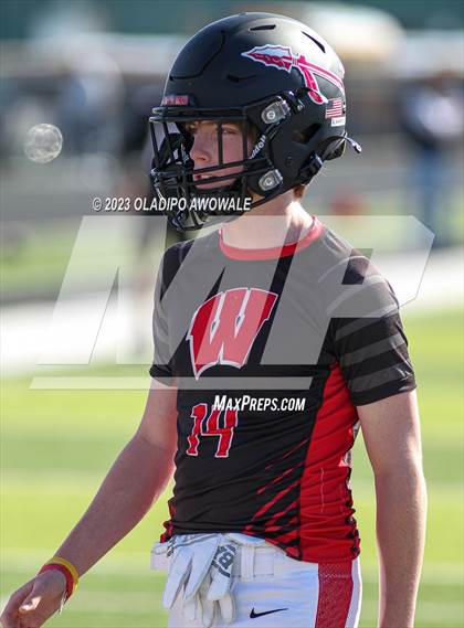 Thumbnail 1 in Whitney vs. Winnsboro (UIL Football 3A Division I Region II Regional Playoff) photogallery.