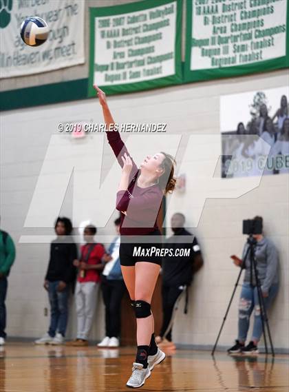 Thumbnail 1 in McMullen County vs. Fayetteville (UIL 1A Regional Semifinal) photogallery.