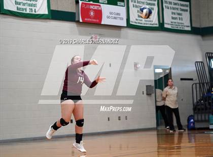 Thumbnail 2 in McMullen County vs. Fayetteville (UIL 1A Regional Semifinal) photogallery.
