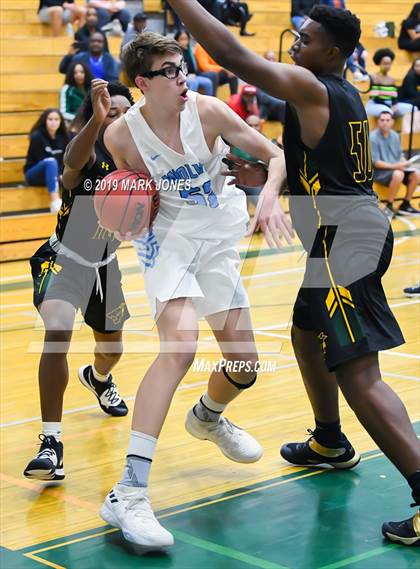 Thumbnail 2 in Estrella Foothills vs. Peoria (Sunnyslope Hoopsgiving Basketball Tournament) photogallery.