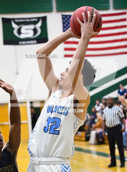 Thumbnail 3 in Estrella Foothills vs. Peoria (Sunnyslope Hoopsgiving Basketball Tournament) photogallery.