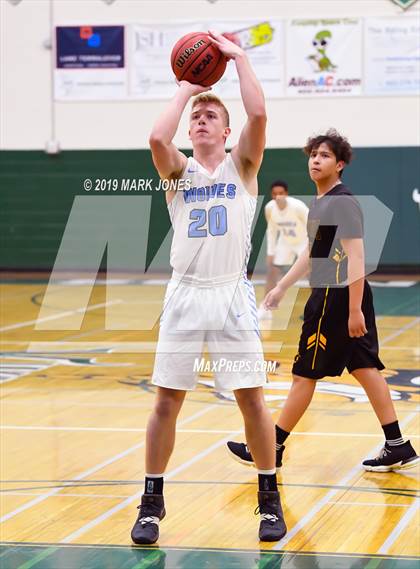 Thumbnail 3 in Estrella Foothills vs. Peoria (Sunnyslope Hoopsgiving Basketball Tournament) photogallery.
