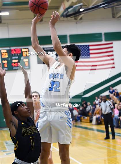 Thumbnail 2 in Estrella Foothills vs. Peoria (Sunnyslope Hoopsgiving Basketball Tournament) photogallery.