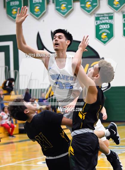 Thumbnail 3 in Estrella Foothills vs. Peoria (Sunnyslope Hoopsgiving Basketball Tournament) photogallery.