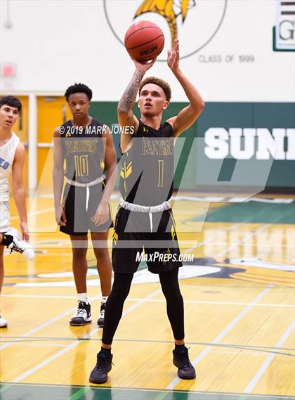 Thumbnail 3 in Estrella Foothills vs. Peoria (Sunnyslope Hoopsgiving Basketball Tournament) photogallery.