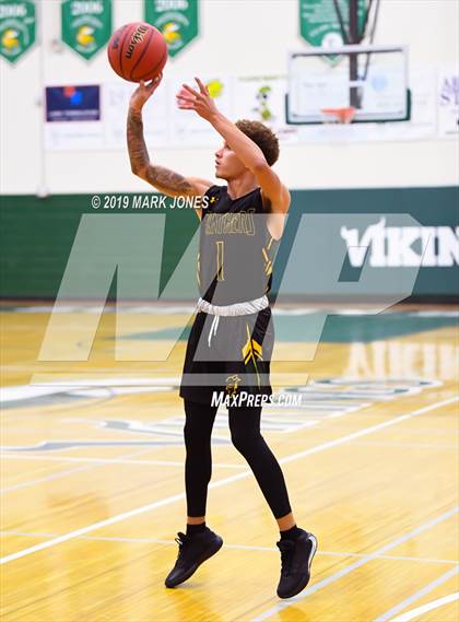 Thumbnail 3 in Estrella Foothills vs. Peoria (Sunnyslope Hoopsgiving Basketball Tournament) photogallery.