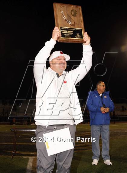 Thumbnail 1 in Redlands East Valley vs. Ridgeview (CIF SoCal Regional D2 Final) photogallery.