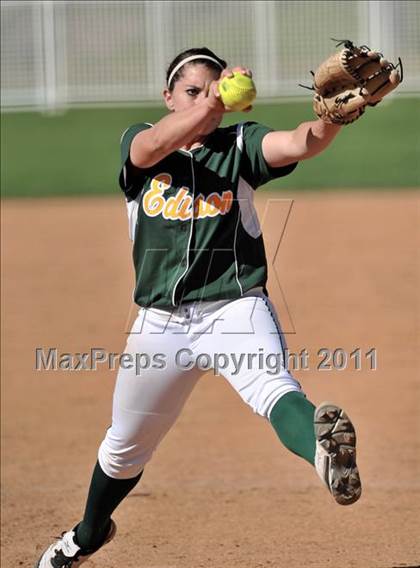 Thumbnail 3 in Edison vs. El Modena (Woodbridge Tournament) photogallery.