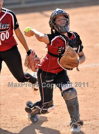Thumbnail 1 in Edison vs. El Modena (Woodbridge Tournament) photogallery.