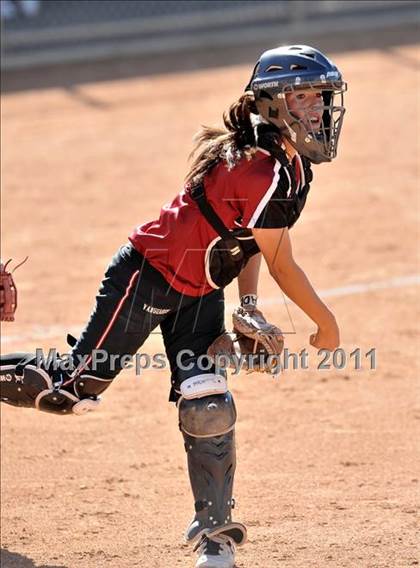 Thumbnail 2 in Edison vs. El Modena (Woodbridge Tournament) photogallery.