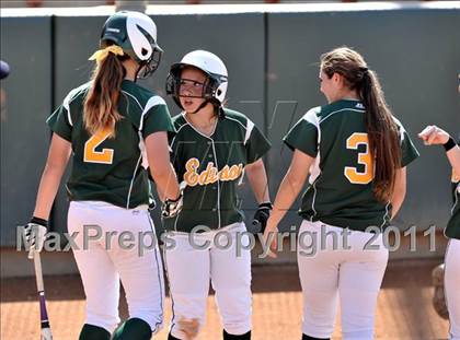 Thumbnail 1 in Edison vs. El Modena (Woodbridge Tournament) photogallery.
