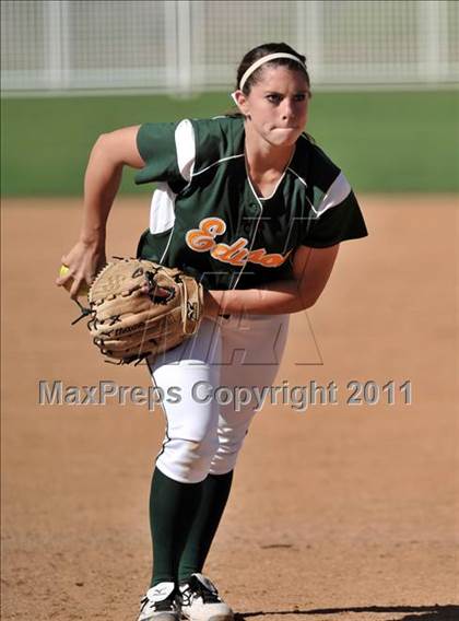 Thumbnail 2 in Edison vs. El Modena (Woodbridge Tournament) photogallery.