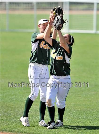 Thumbnail 2 in Edison vs. El Modena (Woodbridge Tournament) photogallery.