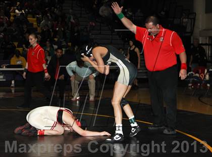 Thumbnail 3 in CIF State Girls Wrestling Championships (Finals) photogallery.