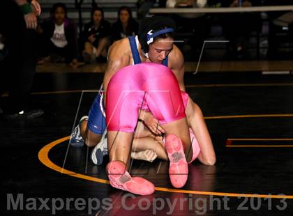 Thumbnail 3 in CIF State Girls Wrestling Championships (Finals) photogallery.