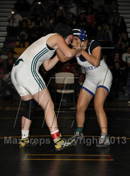 Thumbnail 2 in CIF State Girls Wrestling Championships (Finals) photogallery.