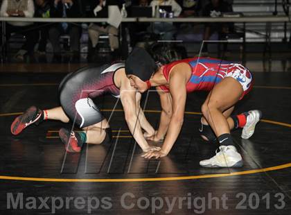 Thumbnail 2 in CIF State Girls Wrestling Championships (Finals) photogallery.