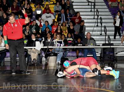 Thumbnail 2 in CIF State Girls Wrestling Championships (Finals) photogallery.
