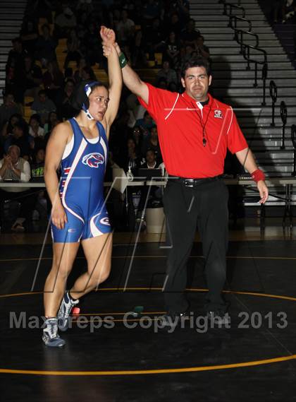 Thumbnail 2 in CIF State Girls Wrestling Championships (Finals) photogallery.