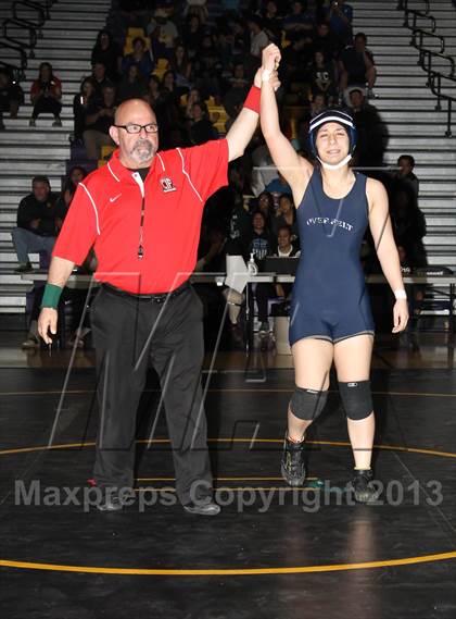 Thumbnail 3 in CIF State Girls Wrestling Championships (Finals) photogallery.