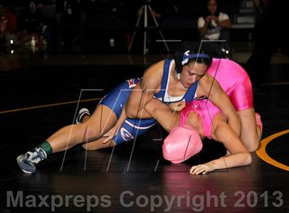 Thumbnail 2 in CIF State Girls Wrestling Championships (Finals) photogallery.
